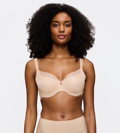 BEIGE TRIUMPH BODY MAKE UP ILLUSION CURVE MINIMISER BRA