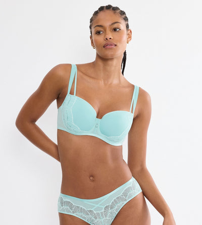 BLUE TRIUMPH PALINA MOONLIGHT KISS STYLE LAB WIRED PADDED BRA