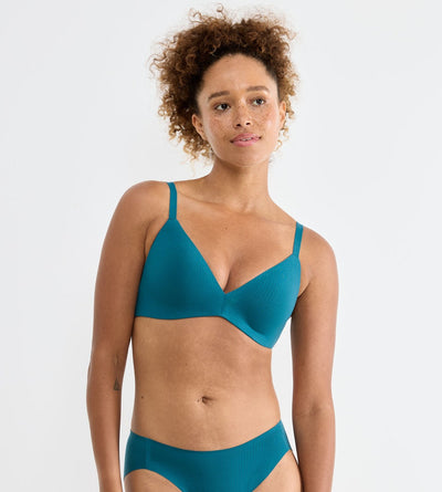 BLUE SLOGGI ZERO FEEL PURE PUSH-UP BRA