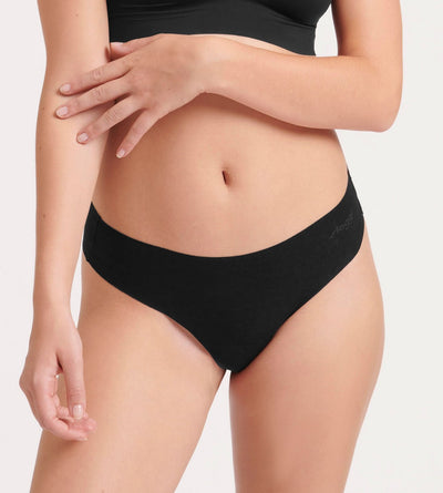 BLACK SLOGGI ZERO MODAL 2.0 HIPSTRING