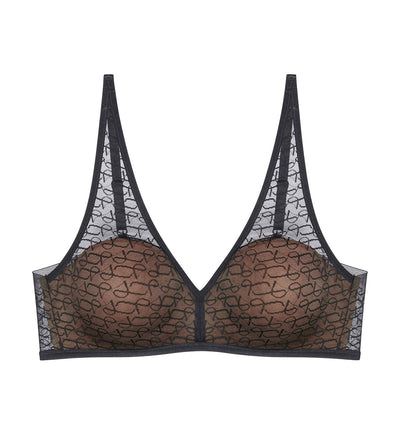 BLACK TRIUMPH SIGNATURE SHEER WIREFREE BRA