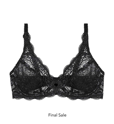 Impossible To Forget Lace Bralette- Black – The Pulse Boutique
